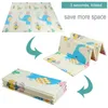 Children's Carpet Folding Baby Mat Thick Educational Children's Mats Double-sided Baby Climbing Pad Waterproof Games Kids Rug 220107