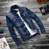 ZOGAA Otoño Juventud Jeans Chaqueta Hombres Agujeros Casuales Cuello vuelto Chaqueta delgada coreana Vaquero Hip Hop Streetwear Chaqueta de mezclilla T200117