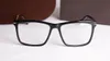 Fashion Rectangle Big-rim Unisex okulary ramka 54-17 zawias sprężynowy wysokiej jakości czysta deska pełna ramka na receptę pełny zestaw etui hurtowych