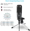 USB Microphone, Condenser USB Mic with Tripod Stand for Gaming, Podcast, YouTube, Compatible with Mac PC Laptop Desktop Windows Computer