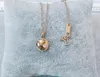 Nieuwe vrouwen S925 zilveren ketting eenvoudige kleine gouden bonen hanger sleutelbeen ketting lengte 40 + 5cm solide zilveren sieraden meisje aanwezig Q0531