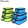 Travel Bag Compression Travel Storage Bag Clothes Tidy Organizer Suitcase Pouch 3/6 Pieces Case Shoes Packing Cube luggage bag T200710