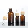 Empty Frosted Glass Dropper Bottles Essential Oils Bottles With Glass Eye Droppers Perfume Sample Vials Essence Liquid Cosmetic Containers
