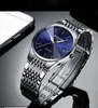 최고의 브랜드 럭셔리 WListh 커플 시계 패션 스테인레스 스틸 연인 시계 여성 남성 아날로그 손목 시계 쿼츠 손목 시계 시계