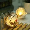 最新の導かれたカラフルなクリスマスボール新製品クリエイティブスノーフレーク透明なクリスマスボールクリスマスお祝いの飾り