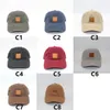 Retro Distressed Dad Hat For Men Women Summer Parasole Berretto da baseball Outdoor Student Coppia Ball Caps con etichetta in pelle