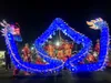 LED Maat 6 #7 9 m 8 kids Groene folk zijde draak dans mascotte kostuum china speciale cultuur vakantie feest kerst Prestaties Wedd275C