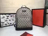 Designer Luxury Backpack PVC Canvas Beige Print office Deer Coated Leather Medium Beige Black 427631 Size23220D