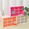 9 Grid Storage Box Drawer Organization Desk Sundries Organizers Transparent Cosmetic Jewelry Storages Boxes Home Supplies BH5704 TYJ