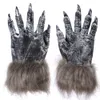 Ny Ankomst Classic Halloween Varulv varg Wolf Paws Claws Cosplay Handskar Creepy Costume Party Fashion Latex handskar