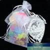 Gratis frakt 100pcs / lot 7x9cm Multi Color Small Organza Bag Gulliga Charm Smycken Förpackning Väskor Jul Bröllop Organza Pouches