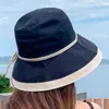 Wide Brim Sun Hat Cap Bucket Hat Sommar Travel Beach Sun Hat Packable Cap Outdoor Cap Upf 50+ Floppy Beach Tillbehör G220301