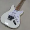 ree delivery, high quality inheritance of classic white double shake 6 strings electric guitar, 5-star inlaid Maple fingerboard