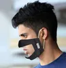 Visibile Bocca Faccia Copertura Anti Polvere Riutilizzabile Lavabile Maschera Facciale con Finestra in Pvc Trasparente Adulti Non Udenti Persone Elasticità Earloop