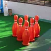 Aufblasbare Bowling Pin 2 m 2,5 m 3 m 6 stücke Set Große Menschliche Bowling Flasche Zorb Hamster Ball Spiele kostenloser Versand