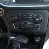 Carbon Fiber Audio Knob Abdeckung Audio Schalter Knopf Klimaanlage Schalter Panel Ring Für Dodge Challenger Ladegerät 2015 2566
