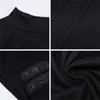 Long Sleeve Women Sexy Bodysuit 2020 Mesh Jumpsuit Body Top Slim Fashion Solid body Suit T200704