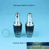 15pcs/Lot Wholesale Glass 30ml Essential Oil Bottle Women Cosmetic Container 1OZ Dropper Bottle with Silver Cap Packaging