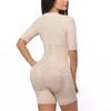 Kobiety po liposukcji pełne ciało shaper poporodowe Odzyskiwanie Shapewear Spłaszcz brzuch Fajas Zamek Bodysuit Otwarty Krońs M 27737846