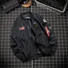 Thoshine 브랜드 Spring Autumn Men 파일럿 폭격기 재킷 얇은 슬림 핏 군사 남성 겉옷 재킷 패치 Epaulet Coats 201120