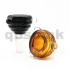 Wasserpfeifen 14mm 18mm Männlich Bunt mit klaren Punkten Rauchen Bong Schalen Stück für Tabak Glas Wasserpfeifen Bongs Dab Rigs