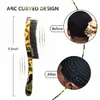 DREWTI Curved Wave Brush Combs Hard Wild Boar Bristles Men Professionally Hair Styling Tool Beard Hairdressing Straighter 220222