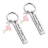 Keychains Motivational Flamingo Keychain Glöm aldrig hur flamazing du är rund nyckelring fred22277g