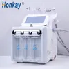 Multifunktionell 6 i 1 Hydro Microdermabrasion Face Peel Clean Skin Care Facial Cleaning Hydra Water Oxygen Jet Peel Machine för hemmabruk