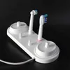 電動歯ブラシホルダーブラケットの浴室のターンターのベースの支持歯のブラシの頭部が付いている充電器穴211222