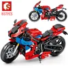 SEMBO Technik Motorrad Auto MOTO Off Load Autocycle Creator Expert Bausteine Motorrad Speed Racing Fahrzeug Ziegel Spielzeug X0102