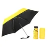 Petite lumière cinq parapluies ensoleillés pliants parasol Mini parapluie de poche en vinyle pluie et soleil deux usages