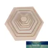 50/100 Uds madera DIY corte láser adorno artesanal nueva forma Hexagonal decoración adornos boda