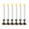 taper candles white