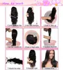 Voorgeplukte volle kanten menselijk haarpruiken met babyhaar 150 Braziliaanse Remy Hair Ombre Lace voorpruiken gebleekte knopen dames pruiken1852152