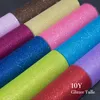 10Yards 15cm Glitter Tulle Rolls Sparkly Glitter Sequin Tulle Mesh Baby Shower Tutu Jupe Organza Table Runner Wedding Decor C0125