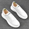 Luxury Designer Business Wedding Dress Shoes Fashion Breathable Lace Up Casual Daily Little White Sneakers Classic Wear Resitant Men Walking Loafers