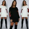 Moda Sonbahar Kadınlar Kış Hoodie Jumper Kapşonlu Sweatshirt Casual Uzun Kollu Kazak Kazak Elbise Günlük Stil