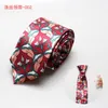 Neck Ties Sitonjwly Leisure Polyester For Men Floral Print Necktie Wedding Business Suits Corbatas Gravatas Cravat1