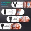 Atleti con pistola per massaggio Massaggiatore elettrico super silenzioso portatile Terapia per il rilassamento del corpo muscolare Pistola per fascia Massaggio fitness vibratore Y1223