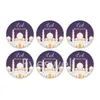 Eid Al Fitr Stickers Party Geschenken Decals 6pieces / Sheet Ramadan Kareem en Eid Mubarak Sticker