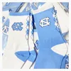 North Carolina Basketball Socks Obsidian Color Towel Bottom Fabric Comfortable and Breathable One Size Support Wholesale