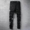 20SS MENS DESIGNER JEANS ENJÄRD RIPPAD BIKER SLIM FIT MOTORCYCLE DENIM FÖR MÄNS S TOPA KVALITETSMA JEAN MANS PANTS POUR HOMM257Q