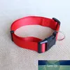 Pet Dog Collar Classic Solid Basic Polyester Nylon valpkrage med snabb snap spänne, kan matcha koppel sele storlek s / m / l / xl