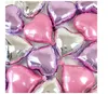 18 inç kalp şeklinde yıldız alüminyum film balon parti dekorasyon romantik teklif doğum günü düzenlemesi gül altın balonlar şekil seçimi