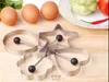 Thickening Stainless Steel Mold Five Pointed Star Love Heart Shaped Fried Egg Mould Kitchen Practical Gadget DIY New Arrival 1cj J2