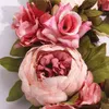 plusieurs styles Soie Pivoine Fleurs Artificielles Couronnes Porte Simulation De Qualité Parfaite Guirlande Pour La Décoration De Fête De Mariage Y200104