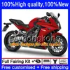 Kit für HONDA CBR 650 F CBR-650F 2011 2012 2013 2014 2015 53HM.15 CBR 650F CBR650 F CBR-650 CBR650F Weiß Rot Neu 11 12 13 14 15 16 Verkleidungen