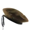 Berets unisex armia żołnierz hat mężczyźni kobiety wełna beret camp hats2209