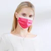 12 cores máscara descartável preto rosa 3 camadas de máscara respirável designer de moda máscaras de face dhl frete
