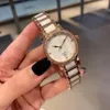 classic brand Geometric Number calendar Wristwatches Casual Women crystal Quartz Watch Ladies Stainless steel Ceramic Clock 28mm